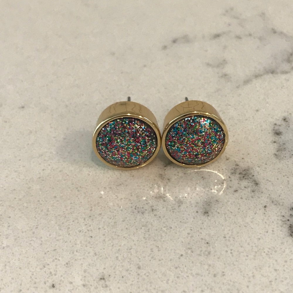 Kate Spade Multicolor Glitter Stud